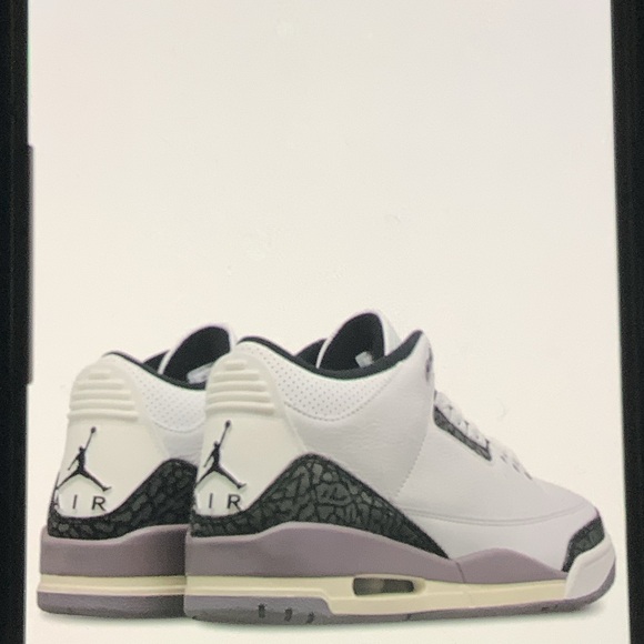AIR JORDAN 3 RETRO CEMENT GREY NWT OG All size 7y-8.5w - Picture 4 of 11